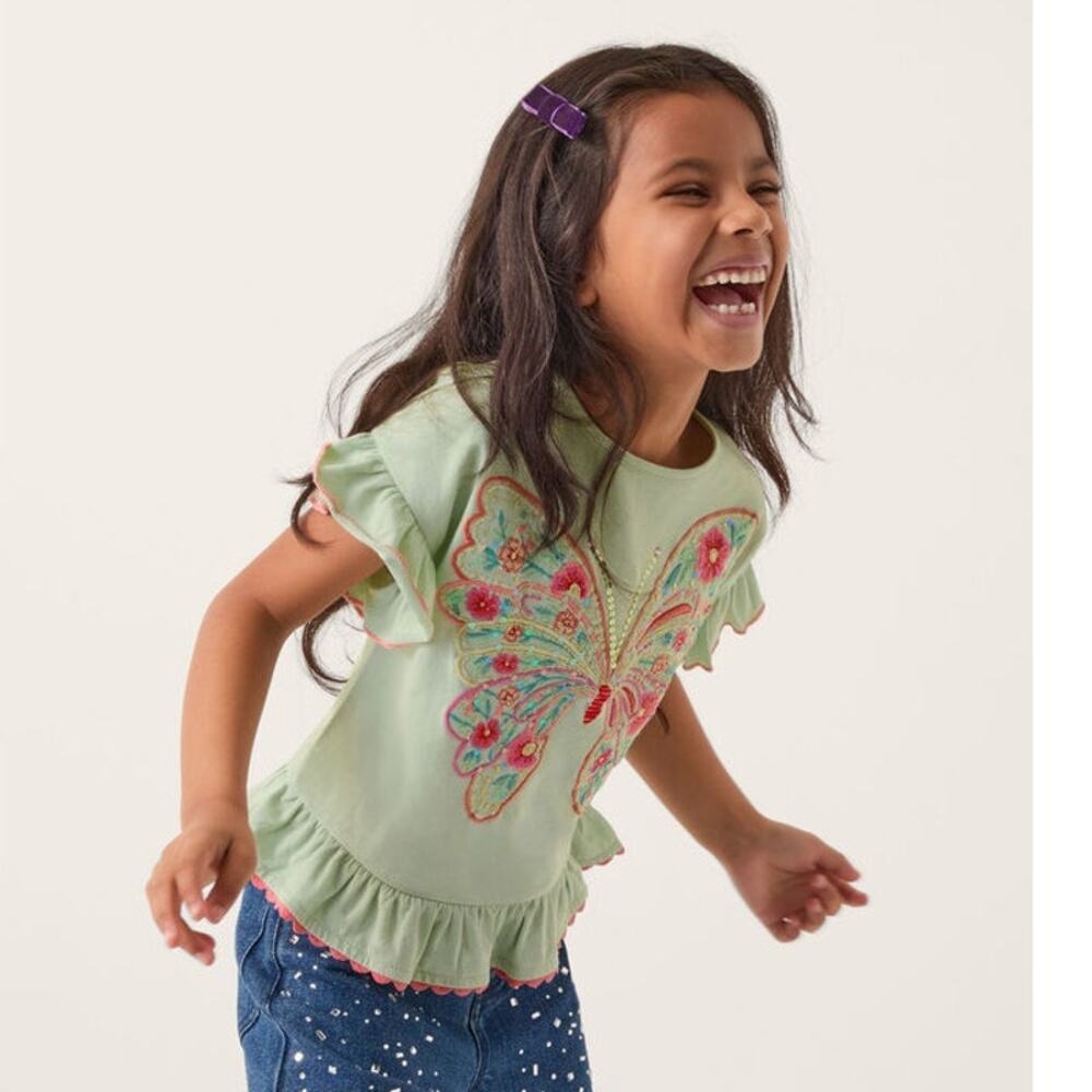 Monsoon Girls Butterfly Tee